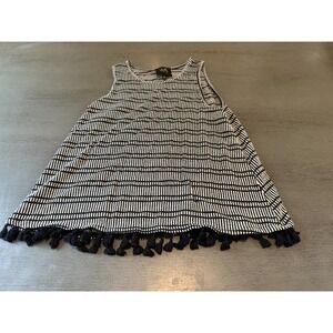 black white W5 tank top shirt size medium